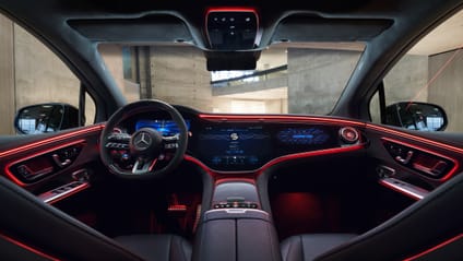 Interior shot of Mercedes Benz EQC fitted with Sound Drive feature