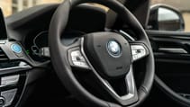 BMW iX3 steering wheel