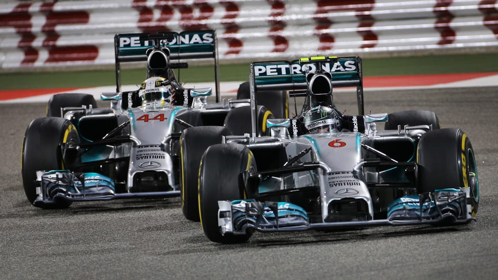 Hamilton Rosberg Bahrain GP