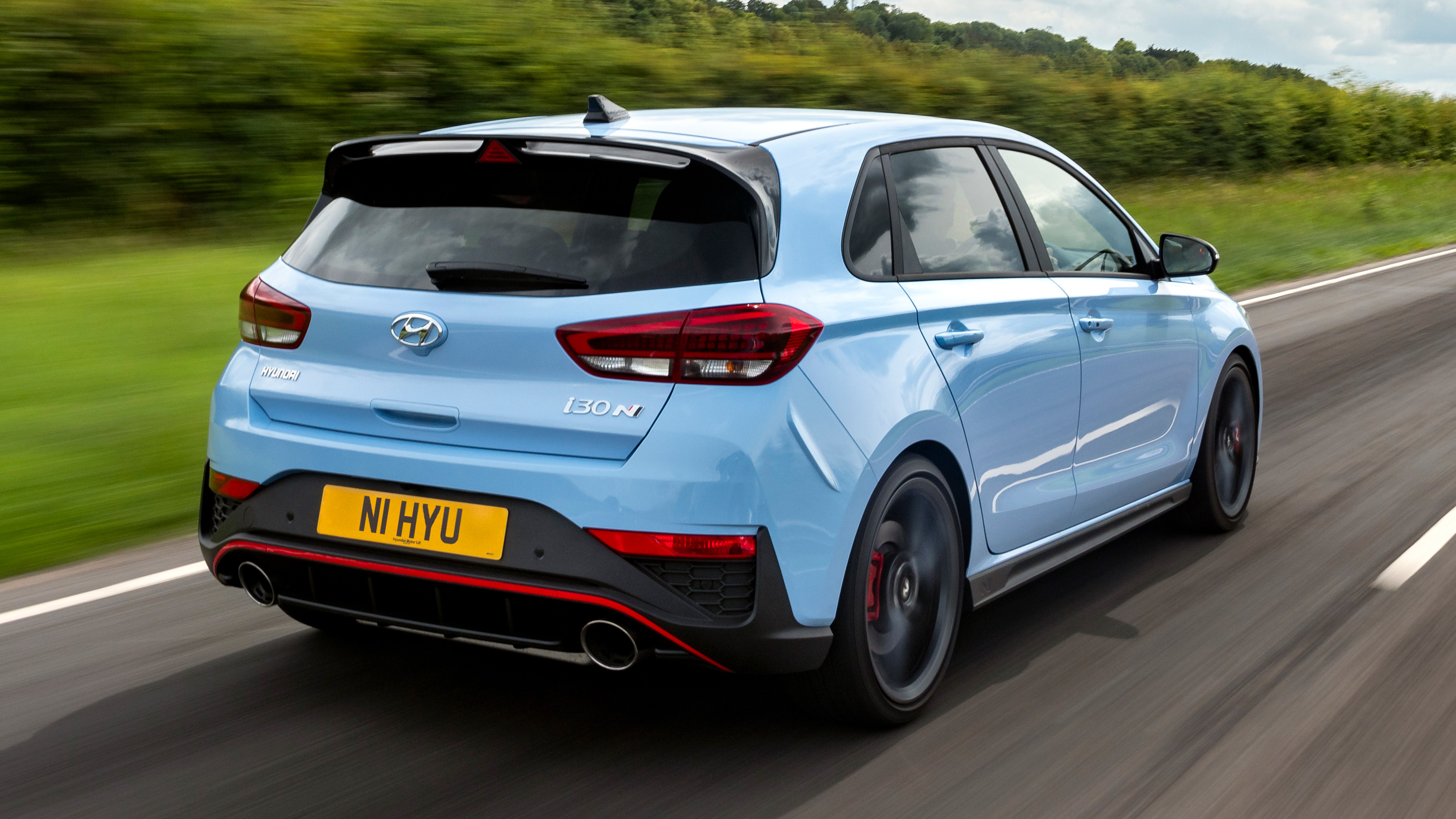 Hyundai i30N rear