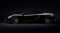 Side profile shot of McLaren P1