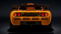 Rear shot of McLaren F1LM