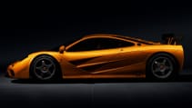 Side profile of McLaren F1LM