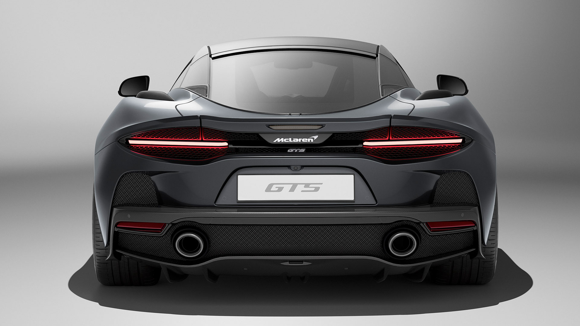 Rear shot of the McLaren GTS