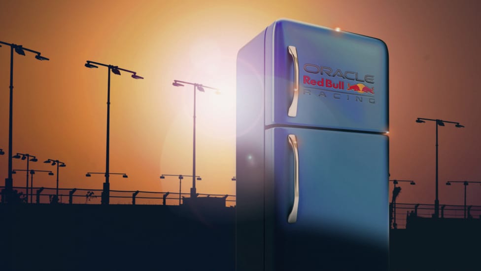 Satire Red Bull Fridge