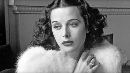 Film shot of Hedy Lamarr in Bombshell