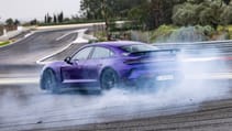 Porsche Taycan Turbo GT Weissach Pack drift