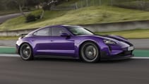 Porsche Taycan Turbo GT Weissach Pack front