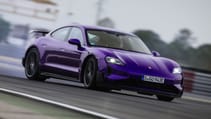 Porsche Taycan Turbo GT Weissach Pack front