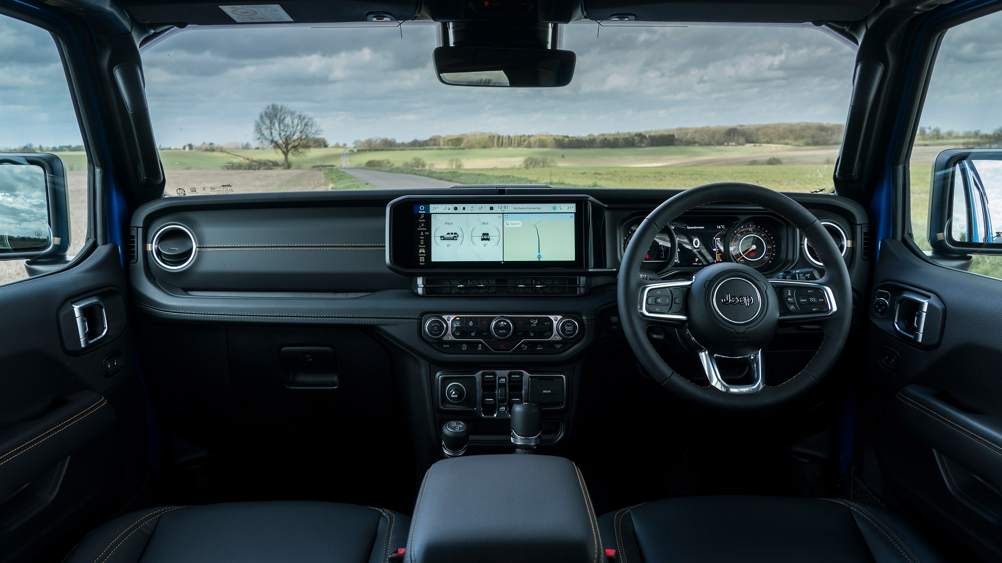 Jeep Wrangler interior