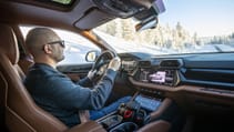 Lamborghini Urus SE prototype Stephen Dobie driving