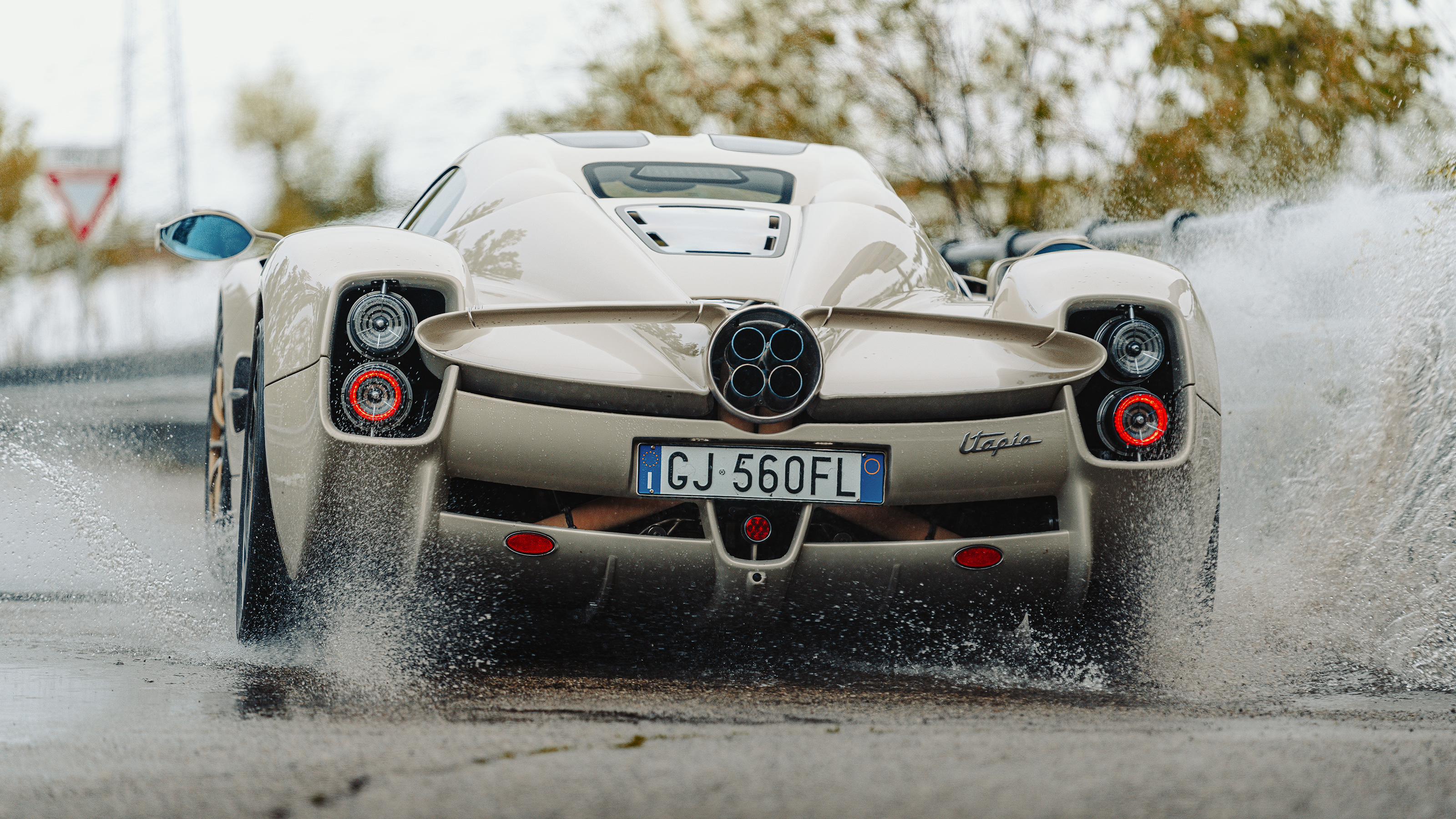 Pagani Utopia rear splash