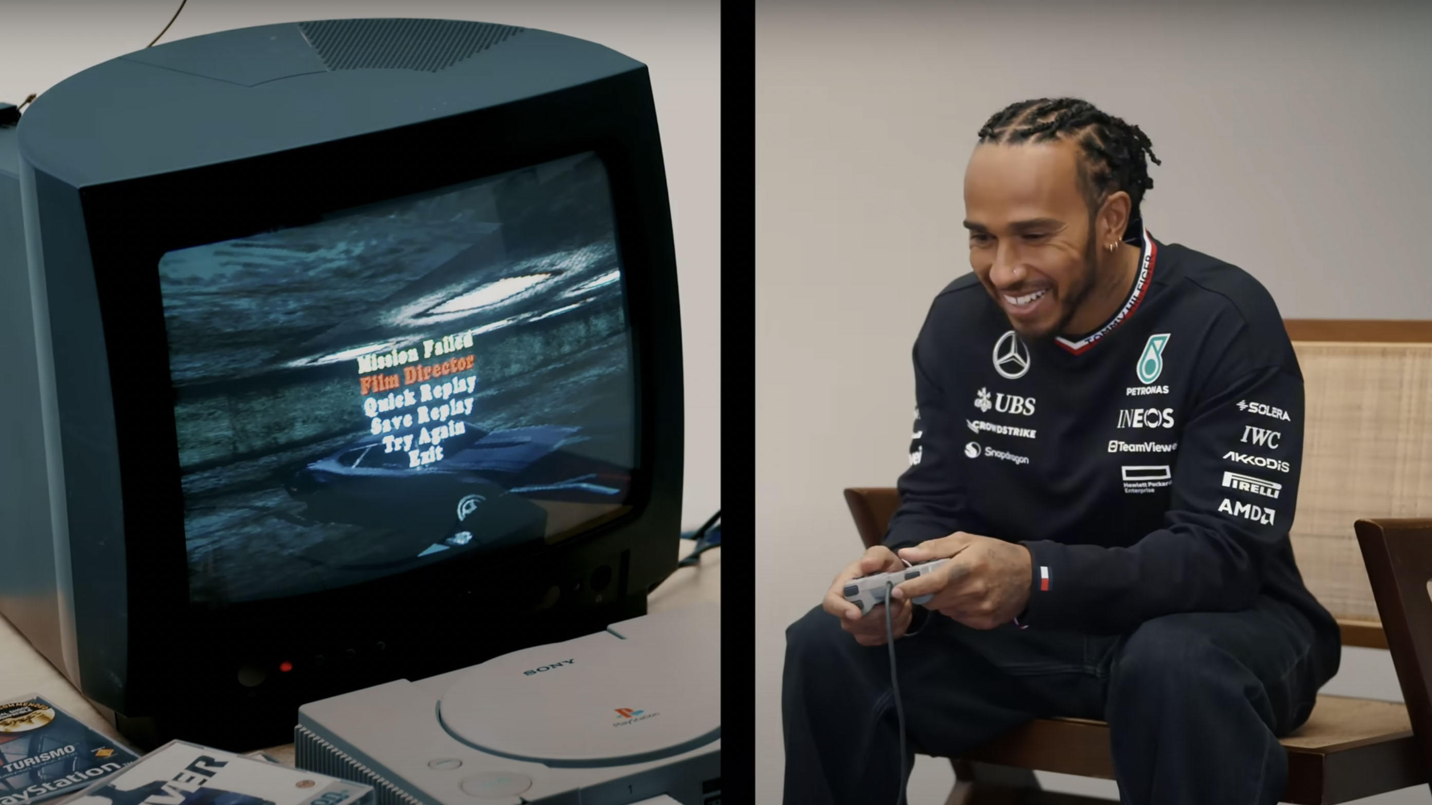 Lewis Hamilton playing Driver 