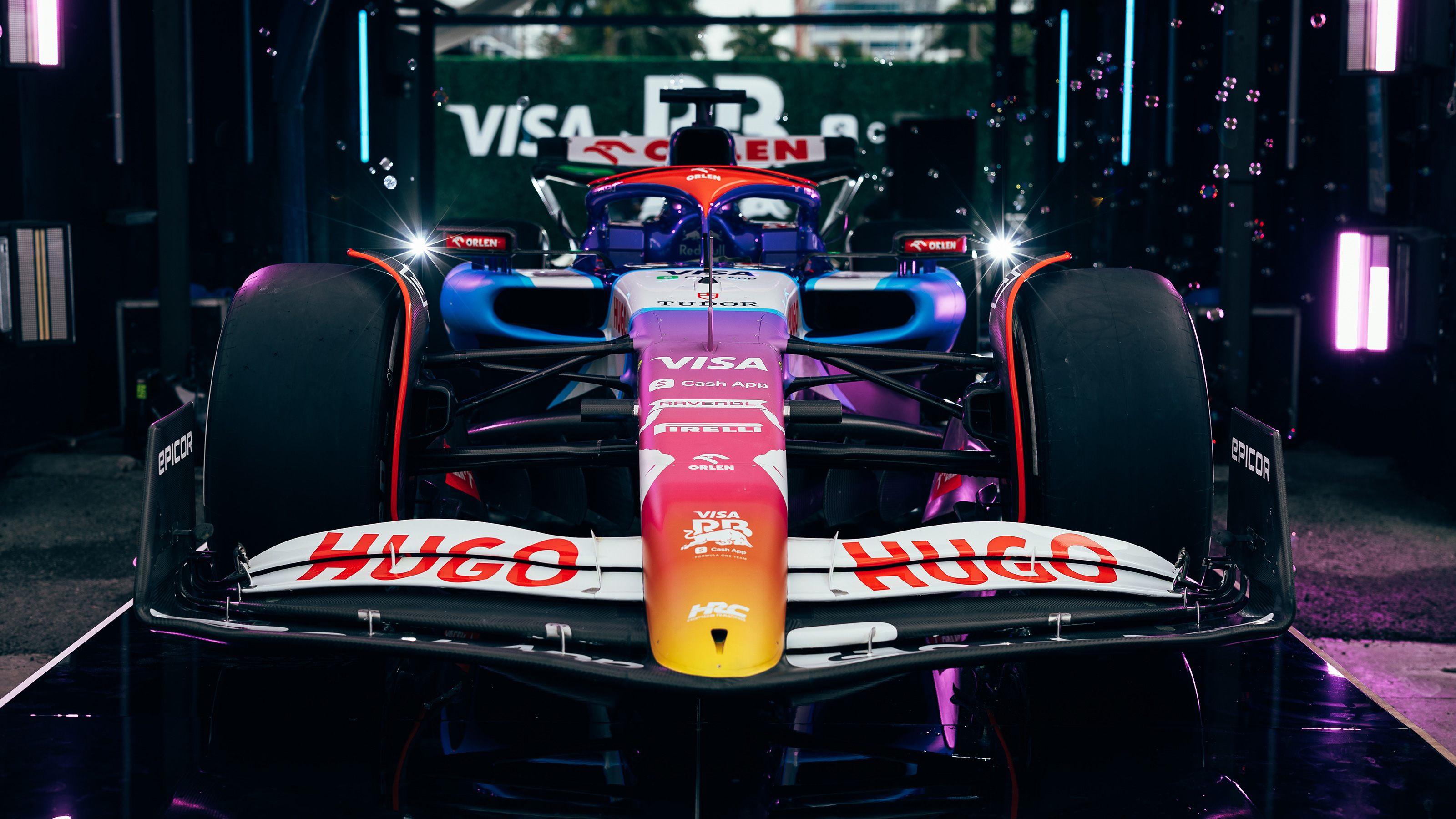 RB Miami GP livery front wing