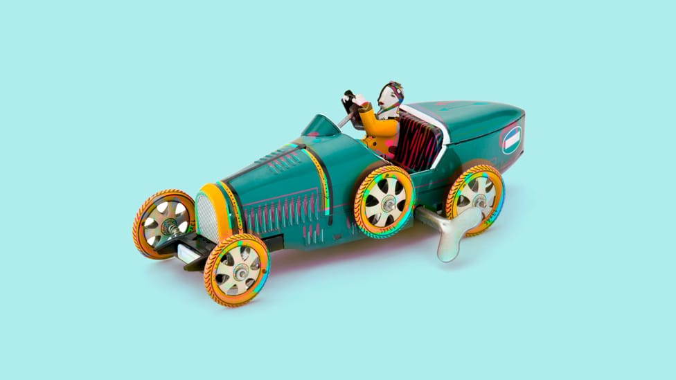 Wind up toy car