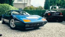 Alfa Romeo 8C and Ferrari 512 BB