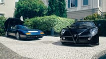 Alfa Romeo 8C and Ferrari 512 BB