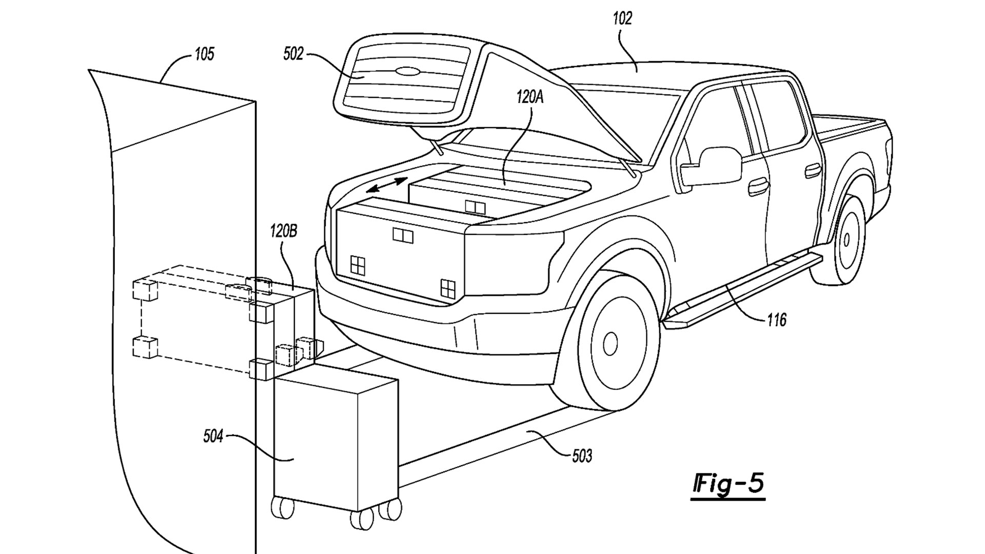 Ford USPO diagrams for front trunk - battery swap