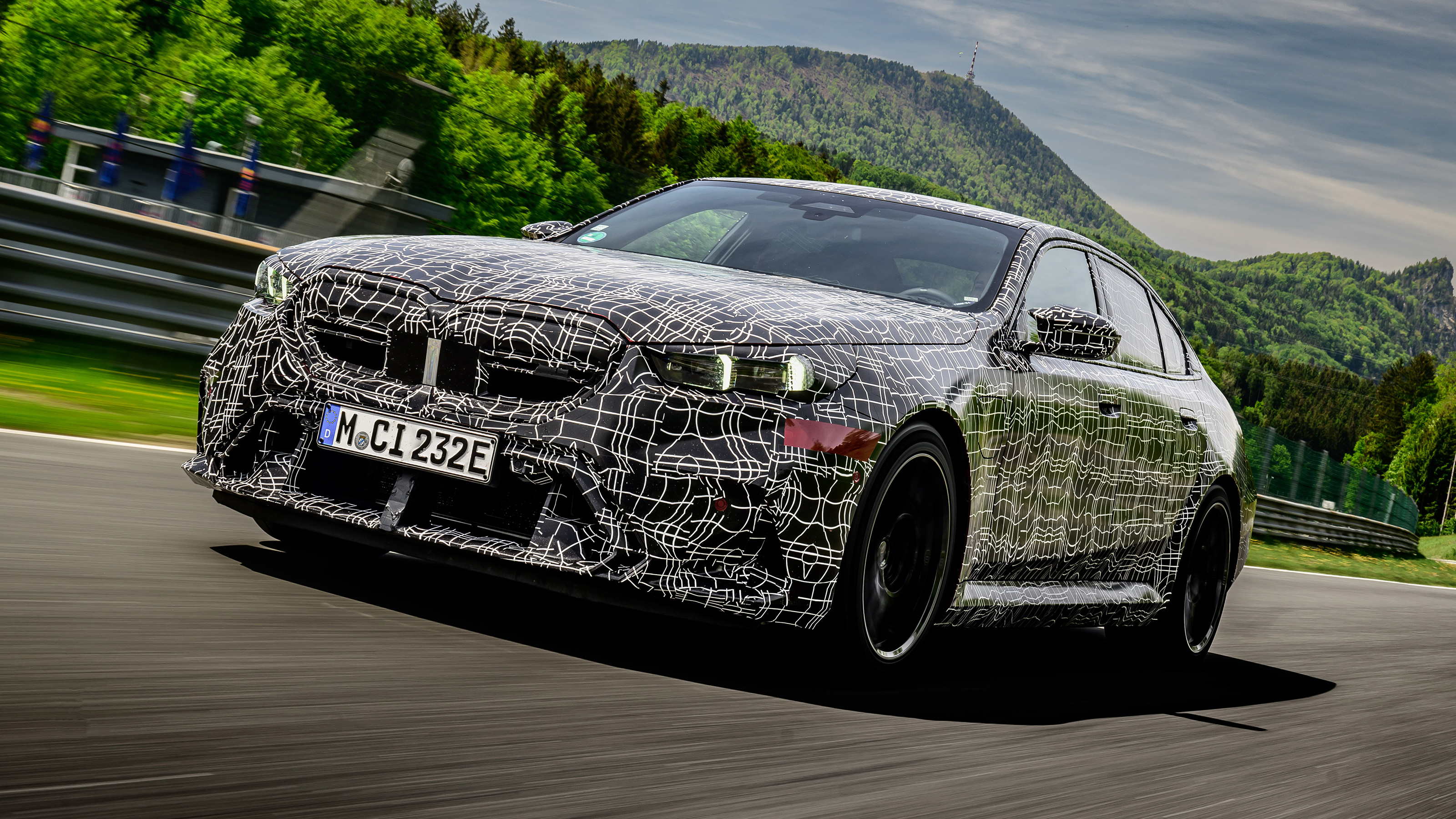 BMW M5 prototype front