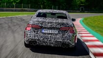 BMW M5 prototype rear
