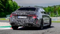 BMW M5 prototype rear