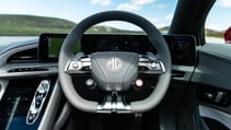 MG Cyberster steering wheel