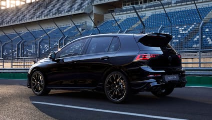 Static exterior shot of the Golf MkVIII point five Black Edition