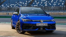 The 2024 Golf R - front three quarter shot