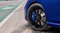 The 2024 Golf R Variant estate - close up shot of wheel