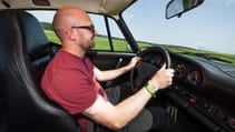 Original Porsche 911 Turbo Stephen Dobie driving