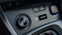 Toyota GR Yaris AWD modes dial