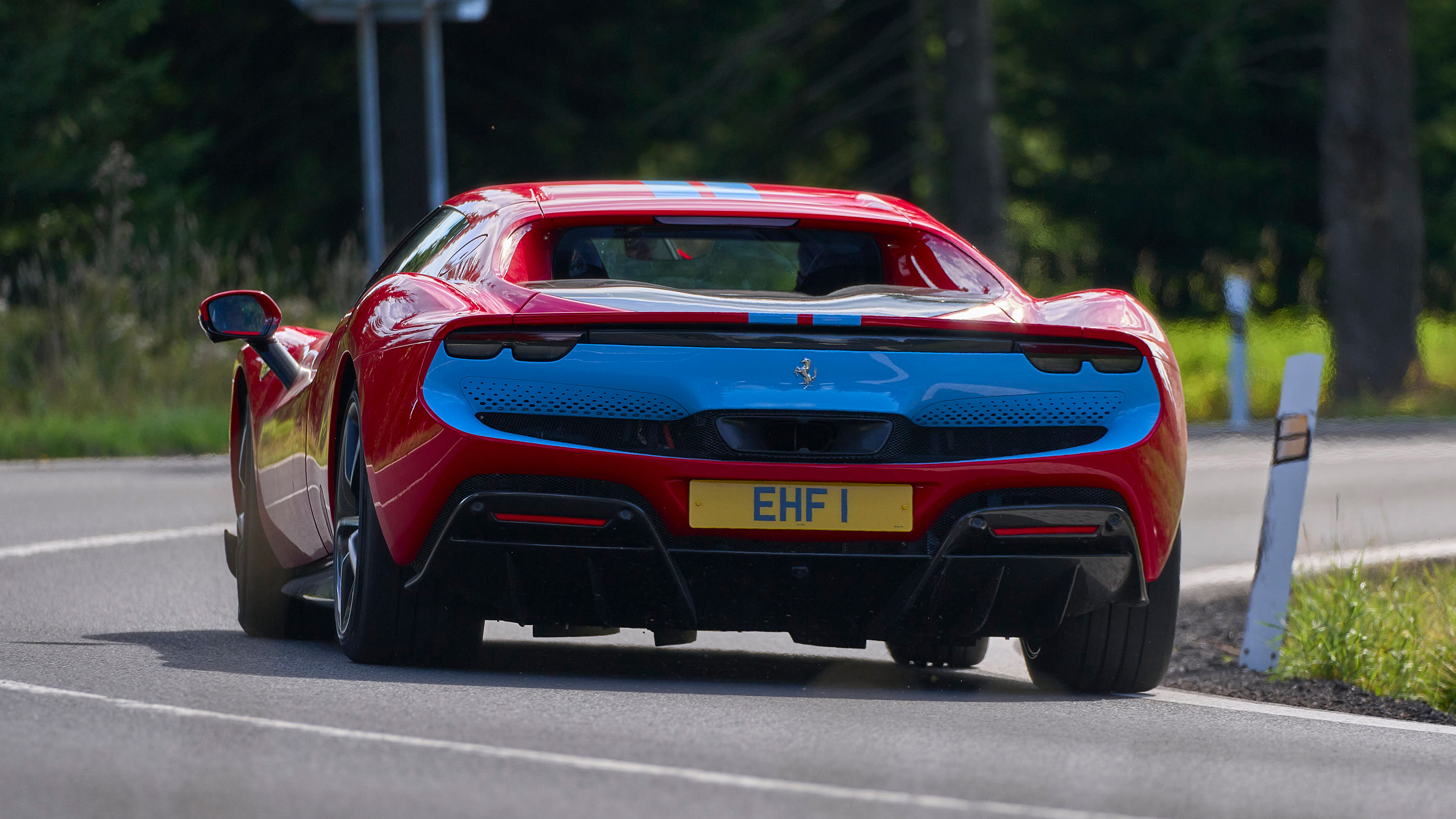 Ferrari 296 GTB rear