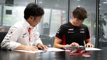 Oliver Bearman Haas F1 2025 signing contract