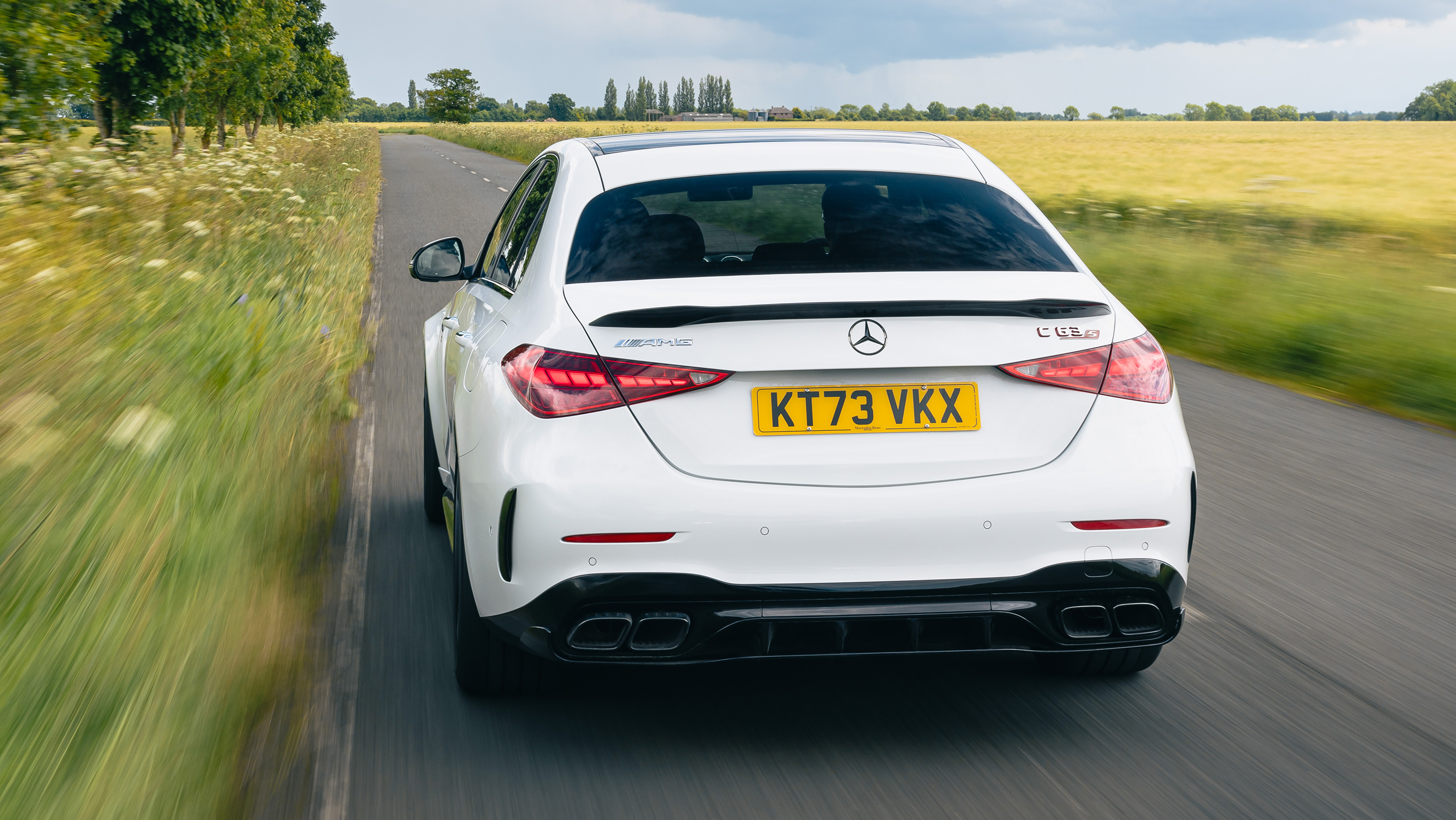 Mercedes-AMG C63 rear