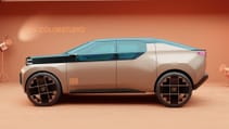 Digital render of Fiat Fastback concept - side profile