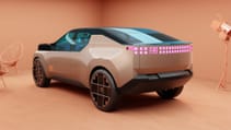 Digital render of Fiat Fastback concept - rear shot