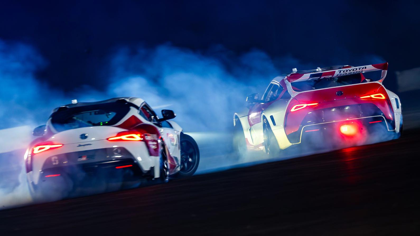 Toyota GR Supra autonomous drift