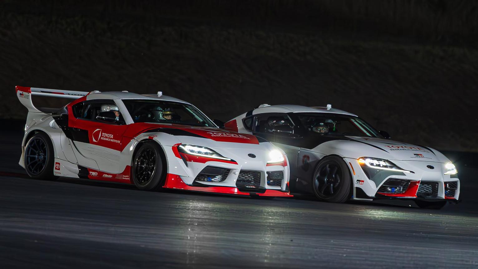 Toyota GR Supra autonomous drift