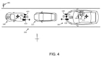 Graphic of Ford's patented Speed Violation Responder System' - fig. 4