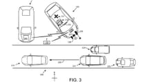 Graphic of Ford's patented Speed Violation Responder System' - fig. 3