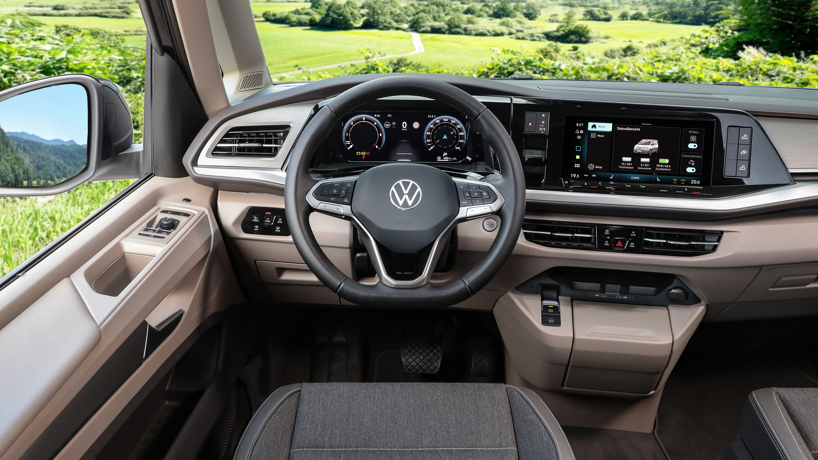 Volkswagen California steering wheel