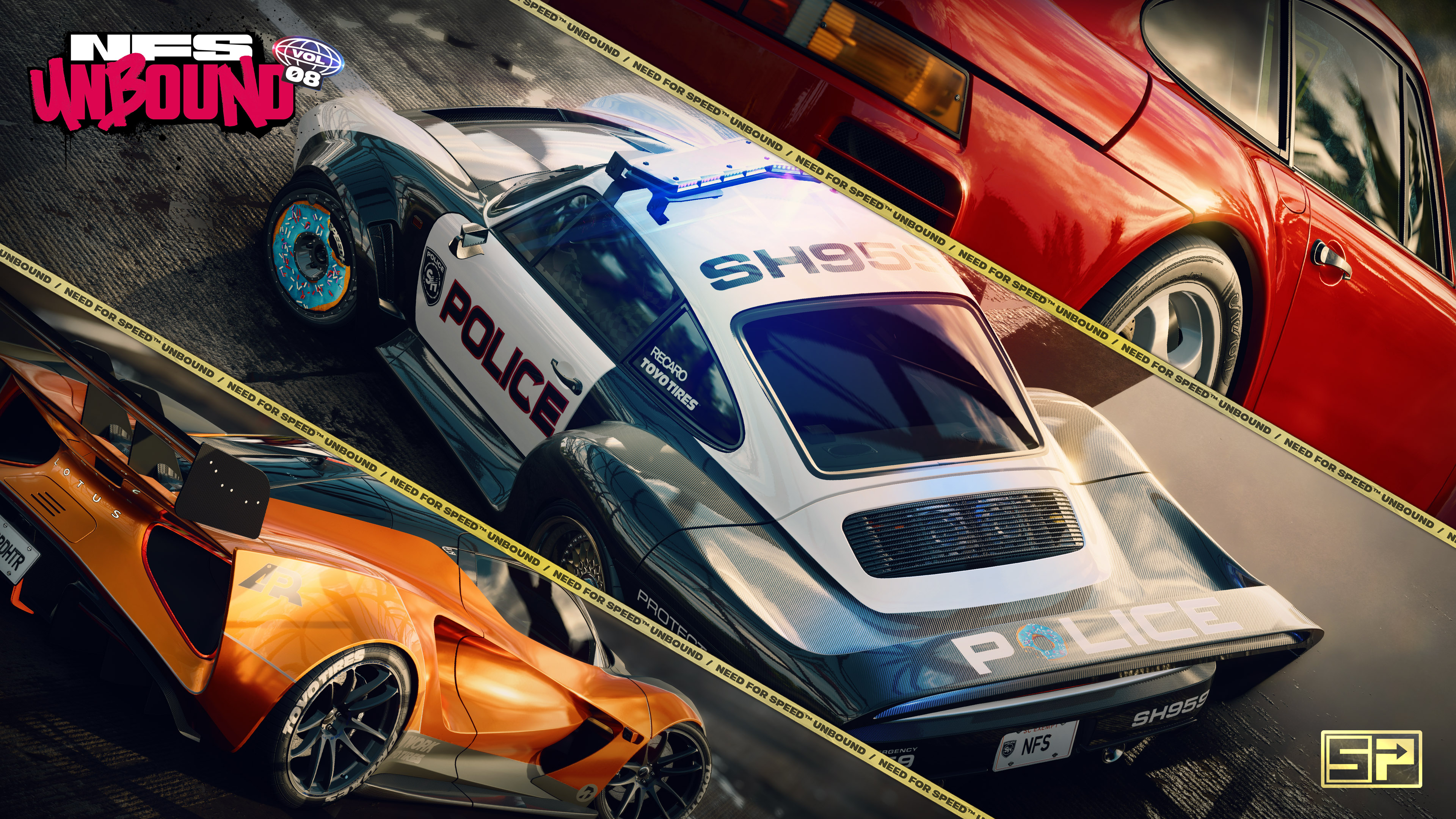 Need For Speed Unbound: cops vs racers