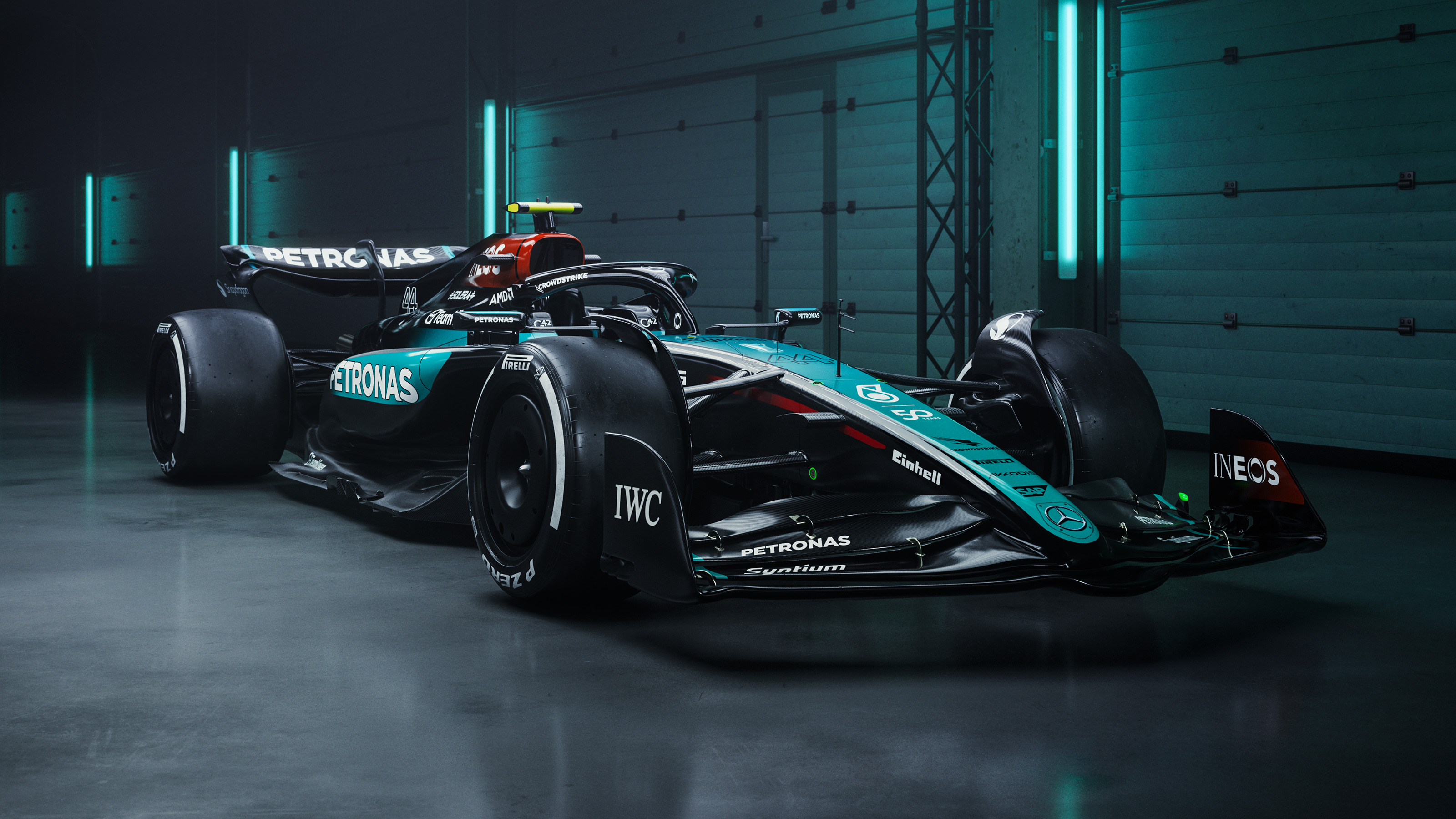 Mercedes Petronas Singapore livery front