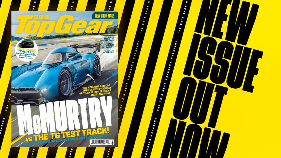 McMurtry new issue Top Gear magazine