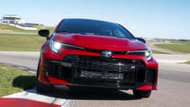Toyota GR Corolla exterior front dynamic