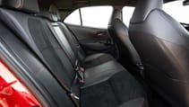 Toyota GR Corolla interior rear seats