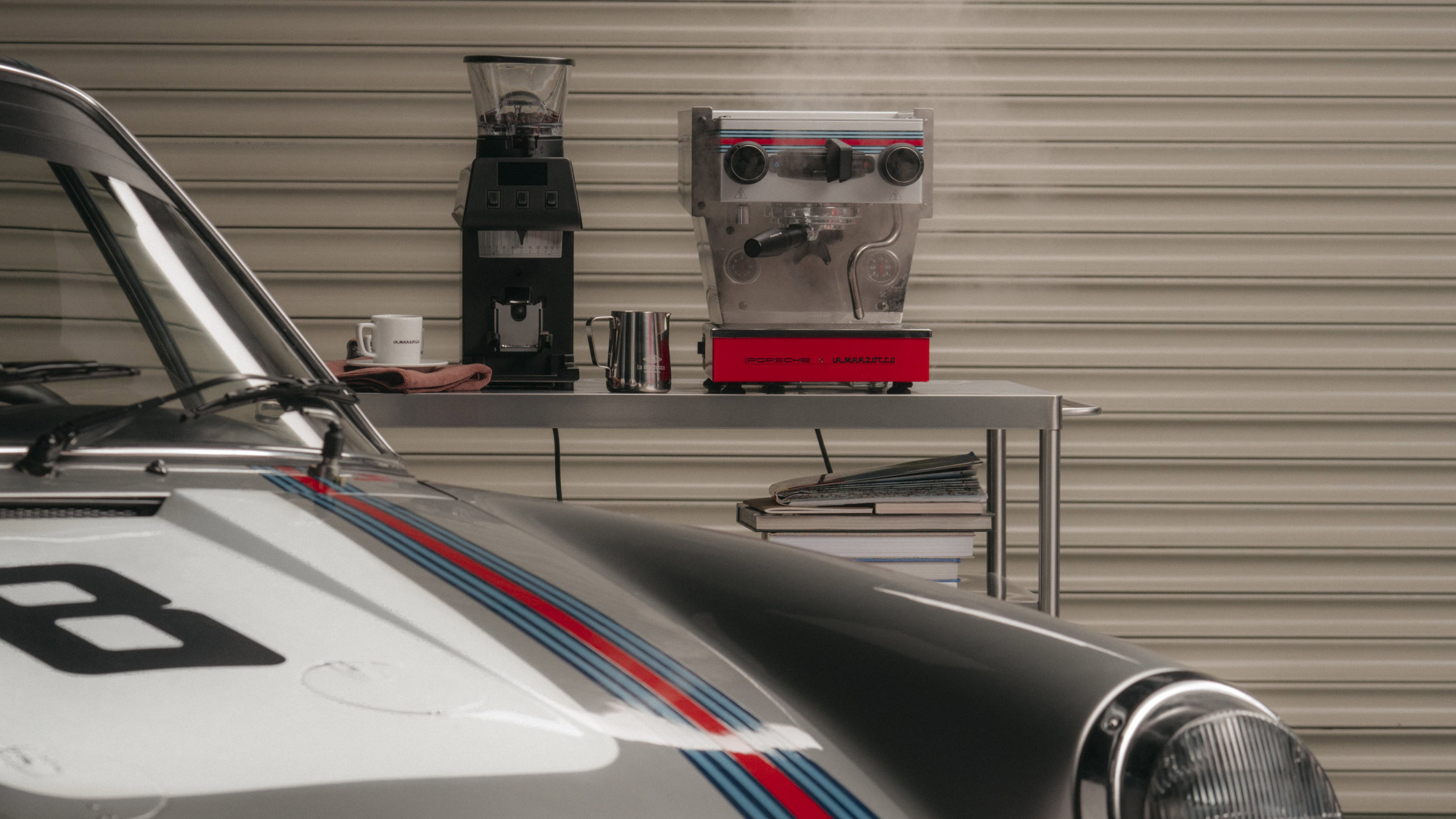 Porsche La Marzocco coffee machine