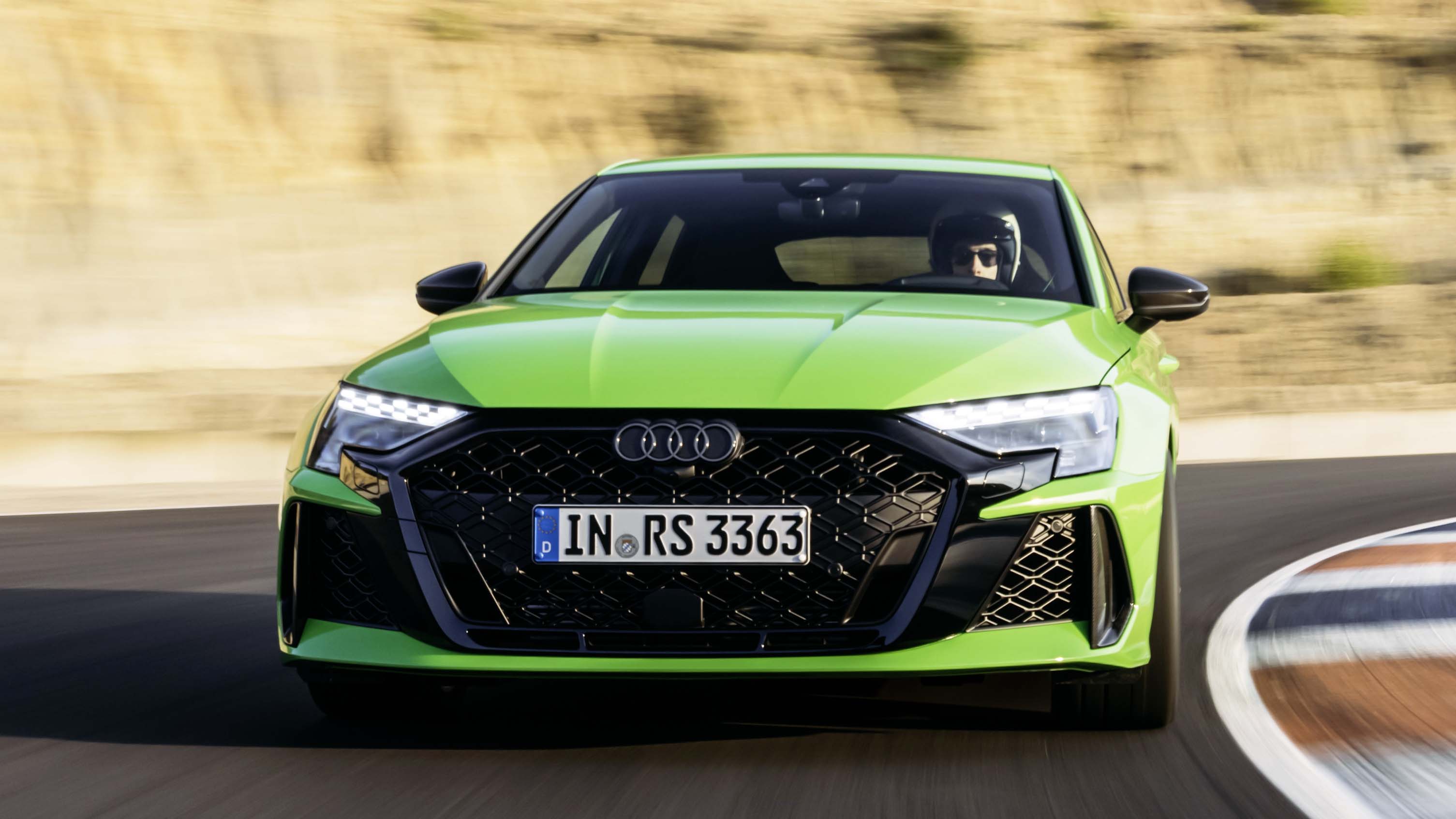 Audi RS3 exterior dynamic front 