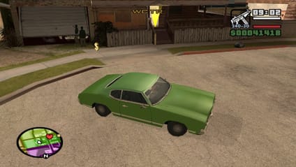 GTA San Andreas (2004) - the green Sabre