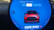 Mini Cooper S interior screen